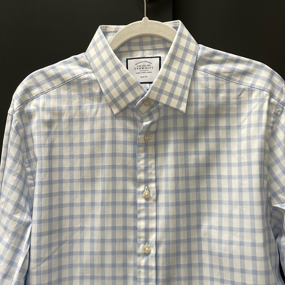 Mens Charles Tyrwhitt long sleeved dress shirt